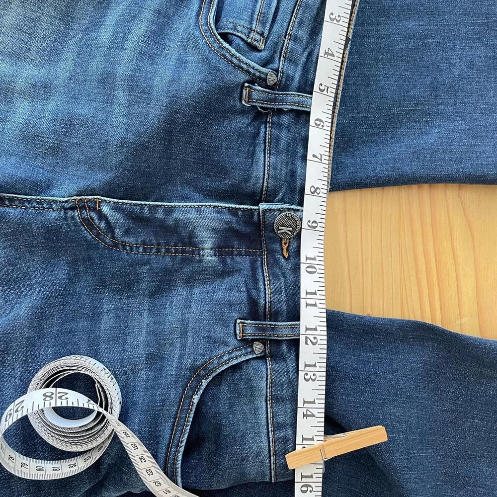 Kut From The Kloth Charlotte High Rise Wide Leg Culotte dark wash Jeans Size 8 - Picture 10 of 11